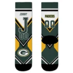 Green Bay Packers Socks Personalized Arrow Blocks Green Best Selling