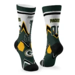Green Bay Packers Socks Personalized Arrow Blocks Green Best Selling