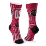 Houston Rockets Socks Personalized Star Stripes Red White Best Selling