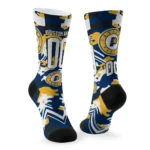 Indiana Pacers Socks Personalized Woodland Camo Blue Best Selling