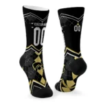 Iowa Hawkeyes Socks Personalized Argyle Pattern Black Best Selling