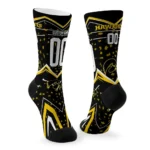 Iowa Hawkeyes Socks Personalized Leopard Print Black Best Selling