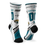 jacksonville-jaguars-socks-customized-nautical-icons-teal-white-best-selling.webp