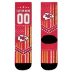 Kansas City Chiefs Socks Personalized Star Stripes Red White Best Selling