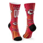 Kansas City Chiefs Socks Personalized Star Stripes Red White Best Selling