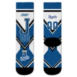Kansas City Royals Socks Personalized Arrow Blocks Royal Blue Best Selling