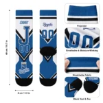 Kansas City Royals Socks Personalized Arrow Blocks Royal Blue Best Selling