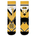 Kennesaw State Owls Socks Personalized Arrow Blocks Gold Best Selling