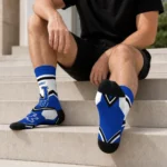 Kentucky Wildcats Socks Customized Arrow Blocks Blue Best Selling