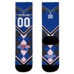 La Tech Socks Custom Argyle Pattern Blue Best Selling