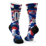 La Tech Socks Custom Woodland Camo Blue Best Selling