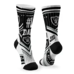 las-vegas-raiders-socks-customized-pinstripe-chevron-black-white-best-selling.webp