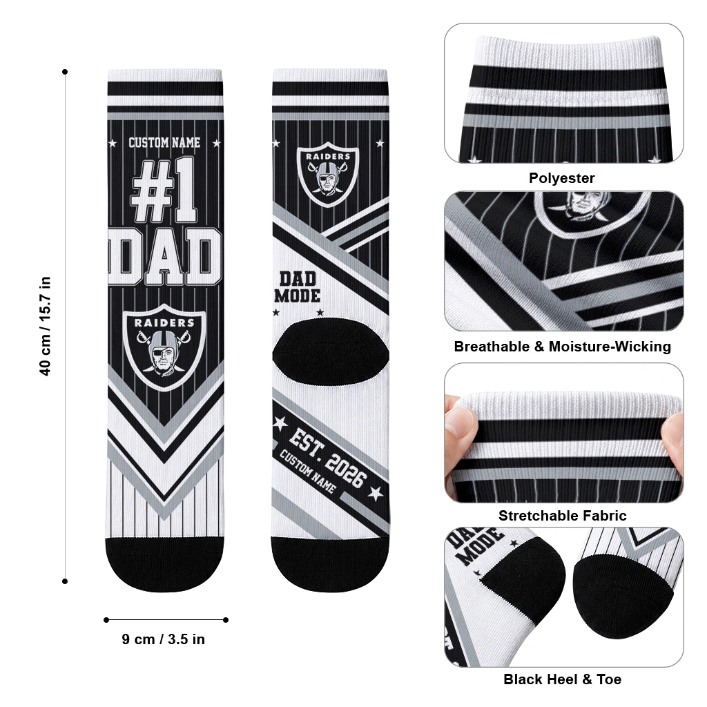 las-vegas-raiders-socks-customized-pinstripe-chevron-black-white-high-quality.webp