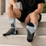 Las Vegas Raiders Socks Personalized Geometric Tech Black Best Selling