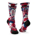 Liberty Flames Socks Custom Woodland Camo Red Best Selling