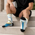 los-angeles-chargers-socks-customized-nautical-icons-blue-white-best-selling.webp
