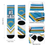 los-angeles-chargers-socks-personalized-pinstripe-chevron-blue-white-best-selling.webp