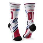 los-angeles-clippers-socks-customized-nautical-icons-red-white-best-selling.webp