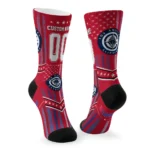 Los Angeles Clippers Socks Customized Star Stripes Red White Best Selling