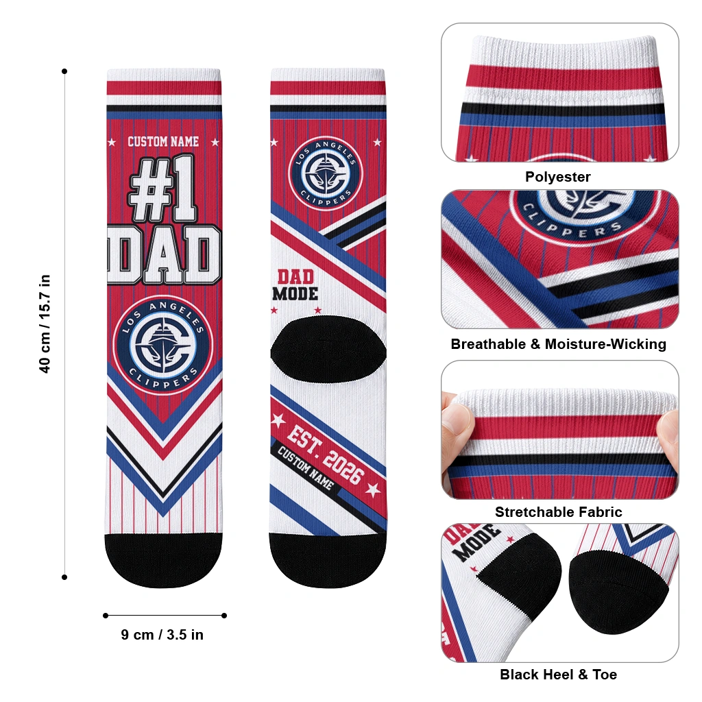 los-angeles-clippers-socks-personalized-pinstripe-chevron-red-white-high-quality.webp