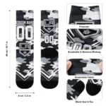 Los Angeles Kings Socks Customized Woodland Camo Black Best Selling