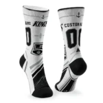 los-angeles-kings-socks-personalized-nautical-icons-black-white-best-selling.webp