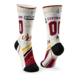 Louisiana Monroe Warhawks Socks Customized Nautical Icons Red White Best Selling