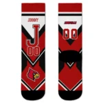 Louisville Cardinals Socks Personalized Arrow Blocks Red Best Selling