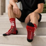 Louisville Cardinals Socks Personalized Star Stripes Red White Best Selling