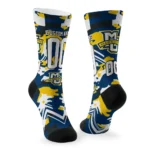 Marquette Golden Eagles Socks Custom Woodland Camo Blue Best Selling
