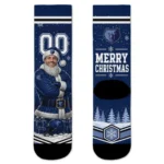 Memphis Grizzlies Socks Custom Snowy Scene Blue White Best Selling