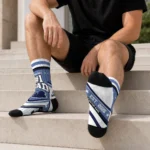 memphis-grizzlies-socks-customized-pinstripe-chevron-blue-white-best-selling.webp