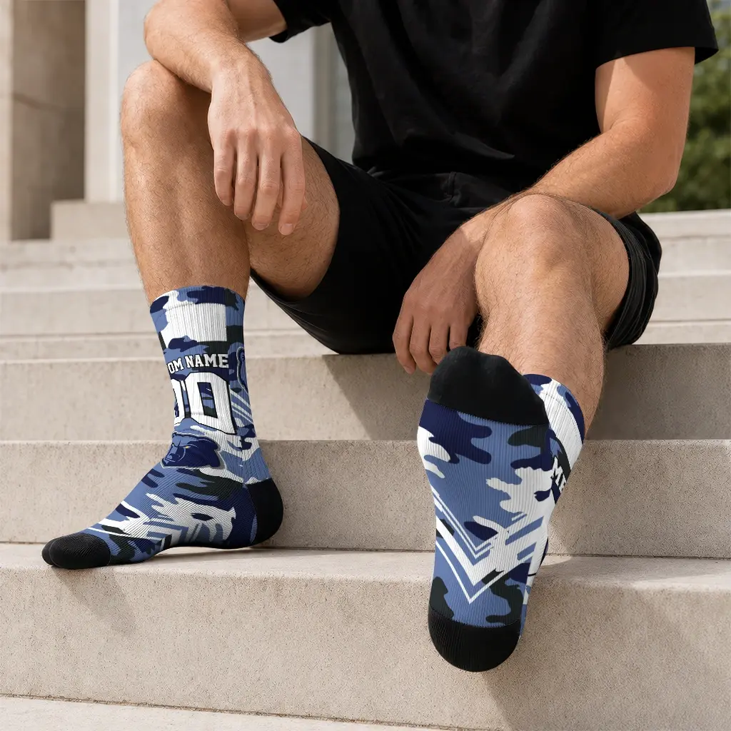 Memphis Grizzlies Socks Personalized Woodland Camo Blue Latest Model Memphis Grizzlies Socks Personalized Woodland Camo Blue Latest Model