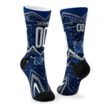 Memphis Tigers Socks Customized Leopard Print Blue Black Best Selling