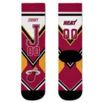 Miami Heat Socks Personalized Arrow Blocks Red Best Selling