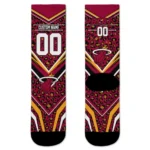 Miami Heat Socks Personalized Leopard Print Red Black Best Selling