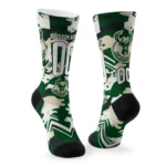 Milwaukee Bucks Socks Customized Woodland Camo Green Best Selling