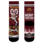 Minnesota Golden Gophers Socks Personalized Snowy Scene Maroon White Best Selling