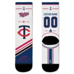 Minnesota Twins Socks - Custom Nautical Icons Navy White