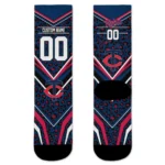 Minnesota Twins Socks Customized Leopard Print Navy Black Best Selling