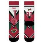 Minnesota Wild Socks Customized Arrow Blocks Red Best Selling