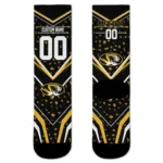 Missouri Tigers Socks Custom Leopard Print Black Best Selling