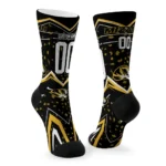 Missouri Tigers Socks Custom Leopard Print Black Best Selling