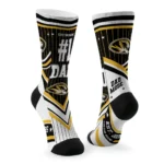 Missouri Tigers Socks Custom Pinstripe Chevron Black White Best Selling