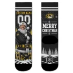 Missouri Tigers Socks Custom Snowy Scene Black White Best Selling