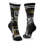Missouri Tigers Socks Custom Snowy Scene Black White Best Selling
