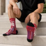 Montreal Canadiens Socks Customized Star Stripes Red White Best Selling