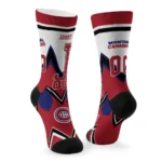 Montreal Canadiens Socks Personalized Arrow Blocks Red Best Selling
