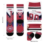 Montreal Canadiens Socks Personalized Arrow Blocks Red Best Selling