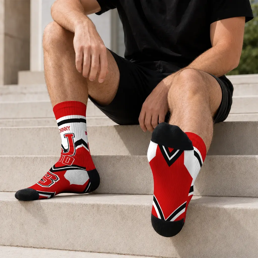 Nc State Wolfpack Socks Custom Arrow Blocks Red Latest Model Nc State Wolfpack Socks Custom Arrow Blocks Red Latest Model